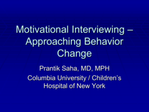 Motivational interviewing adalah