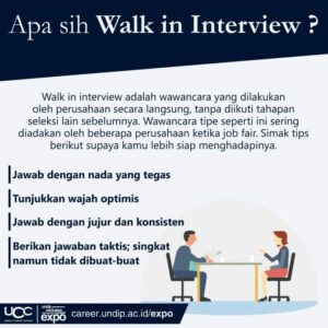 Pertanyaan walk in interview