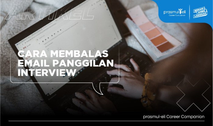 Cara membalas pesan panggilan interview