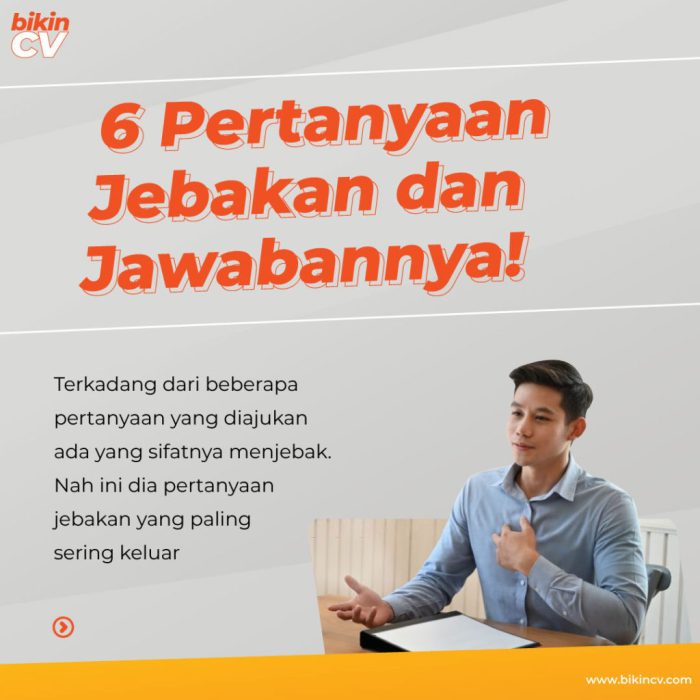 Pertanyaan jebakan interview