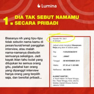 Panggilan interview lewat whatsapp