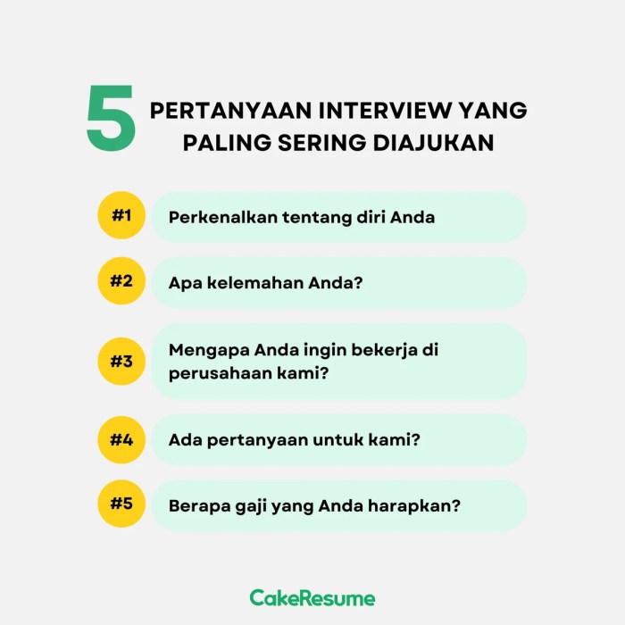 Contoh interview user dan jawabannya