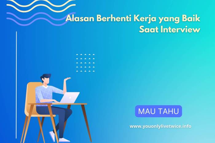 Alasan berhenti kerja ketika interview