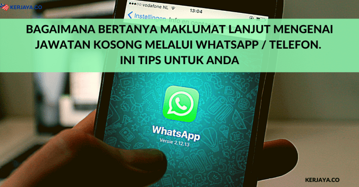 Panggilan interview lewat sms