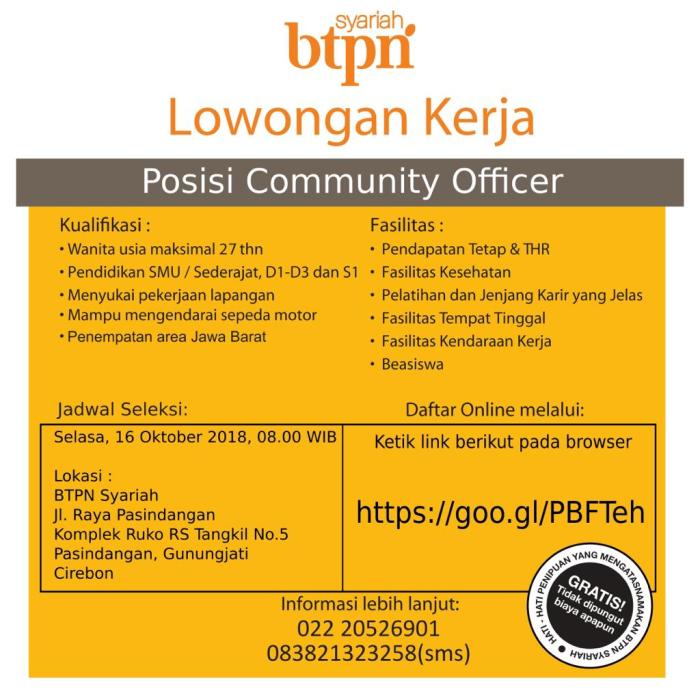 Loker cirebon terbaru interview hari ini