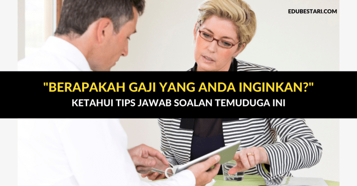 Jawaban interview berapa gaji yang anda inginkan