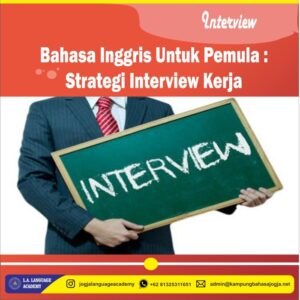 Interview menggunakan bahasa inggris