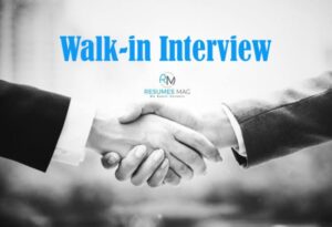 Walk interview adalah