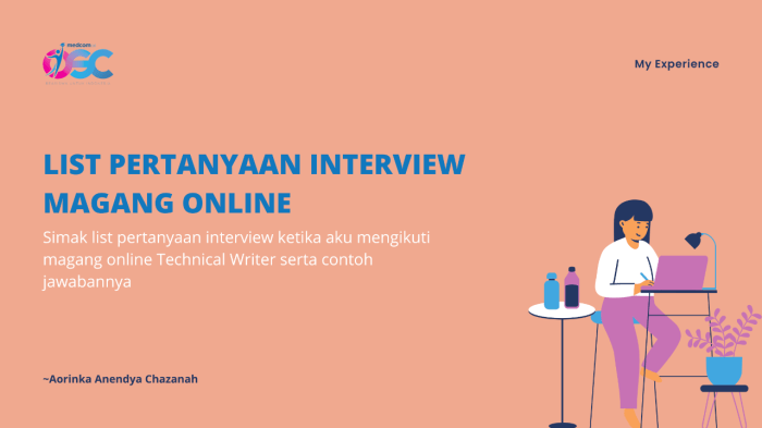 List pertanyaan interview