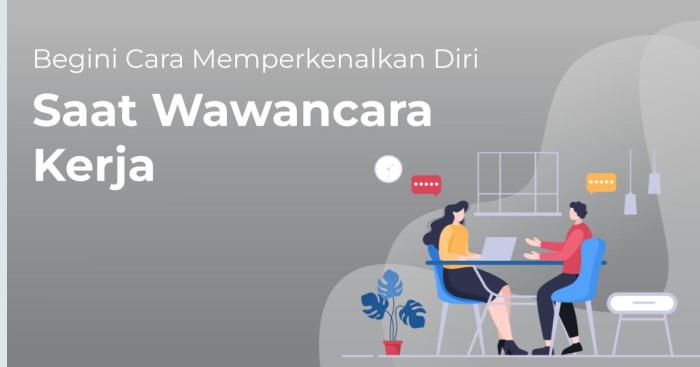 Memperkenalkan diri saat interview