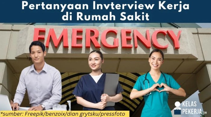 Pertanyaan interview kerja di rumah sakit