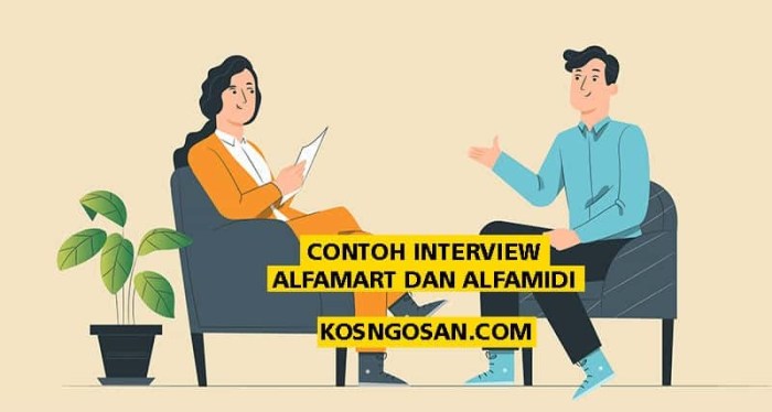 Pertanyaan interview alfamart