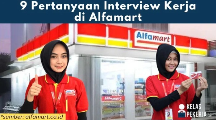 Pertanyaan dan jawaban interview kerja di alfamart