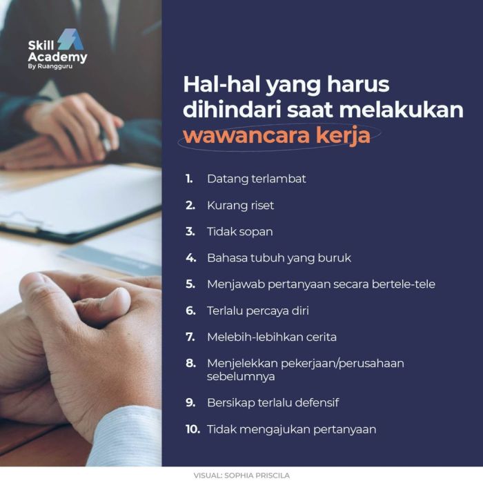 Hal yang perlu ditanyakan saat interview