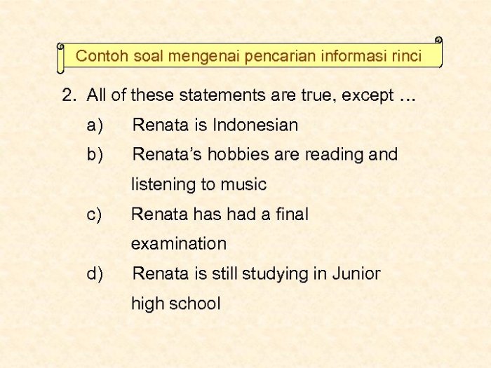 Jawaban interview bahasa inggris