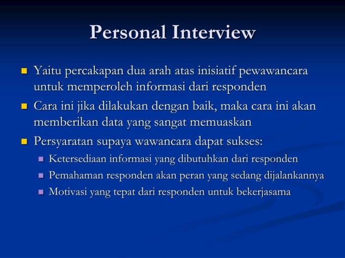 Interview guide adalah