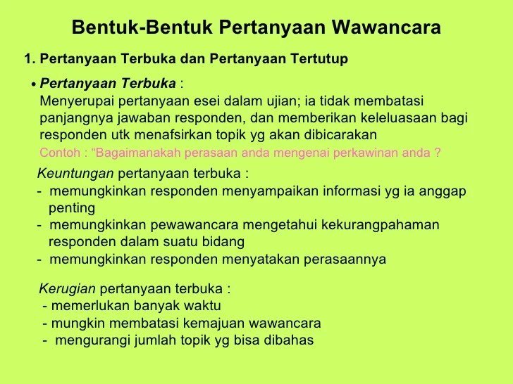 Perbedaan interview dan wawancara