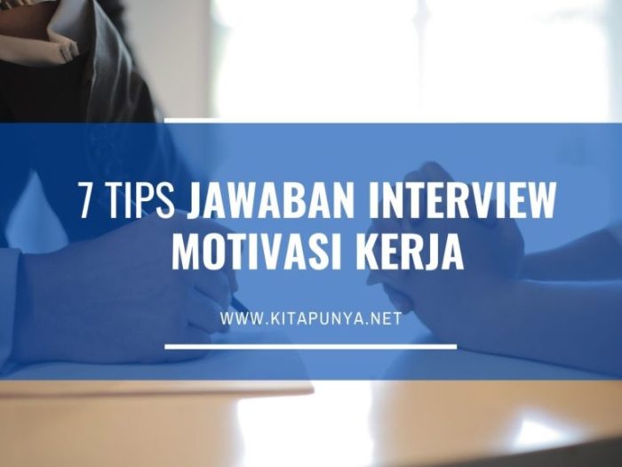 Kata kata interview kerja